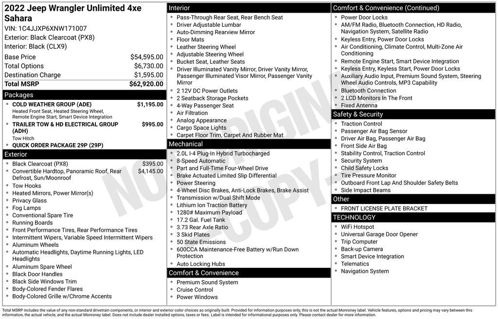 2022 Jeep Wrangler Unlimited Sahara 4xe