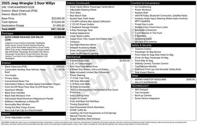 2025 Jeep Wrangler Willys