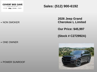 2026 Jeep Grand Cherokee L Limited