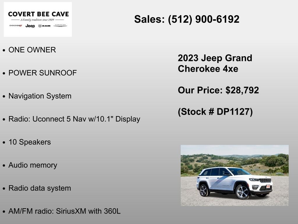 2023 Jeep Grand Cherokee 4xe