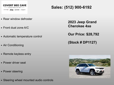 2023 Jeep Grand Cherokee 4xe