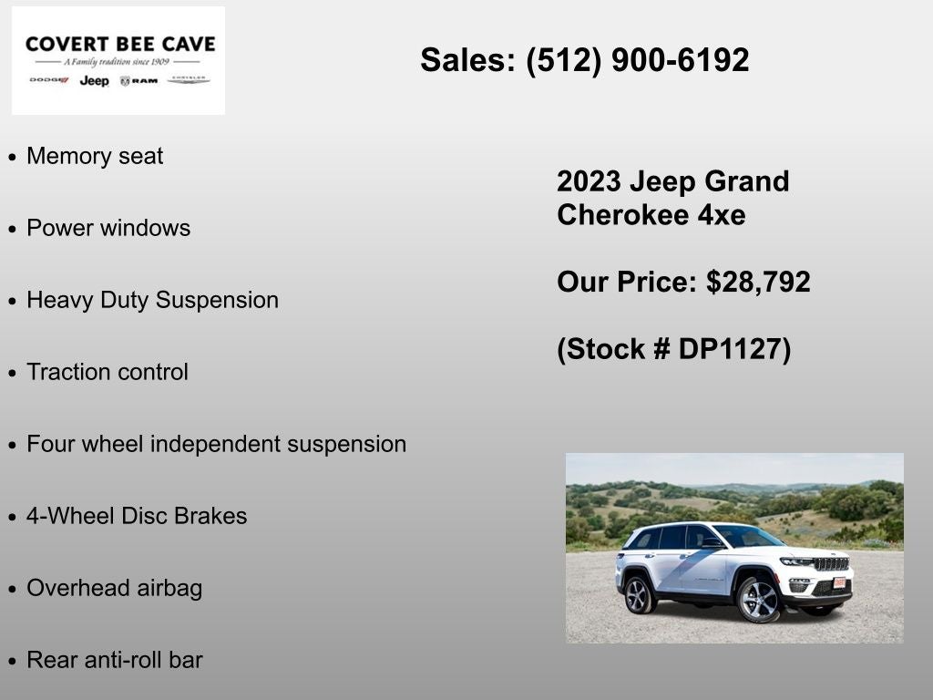 2023 Jeep Grand Cherokee 4xe