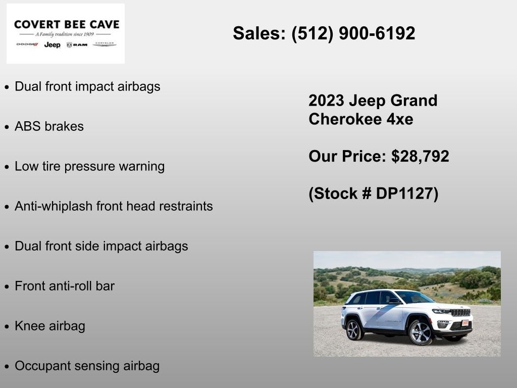 2023 Jeep Grand Cherokee 4xe