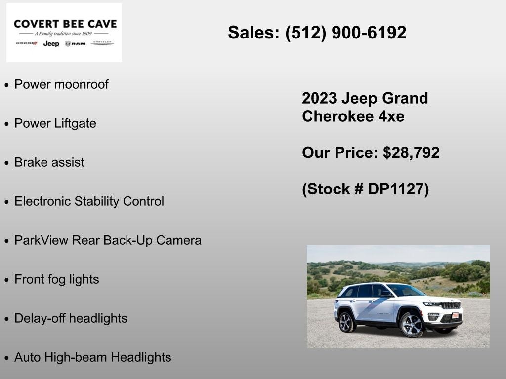 2023 Jeep Grand Cherokee 4xe