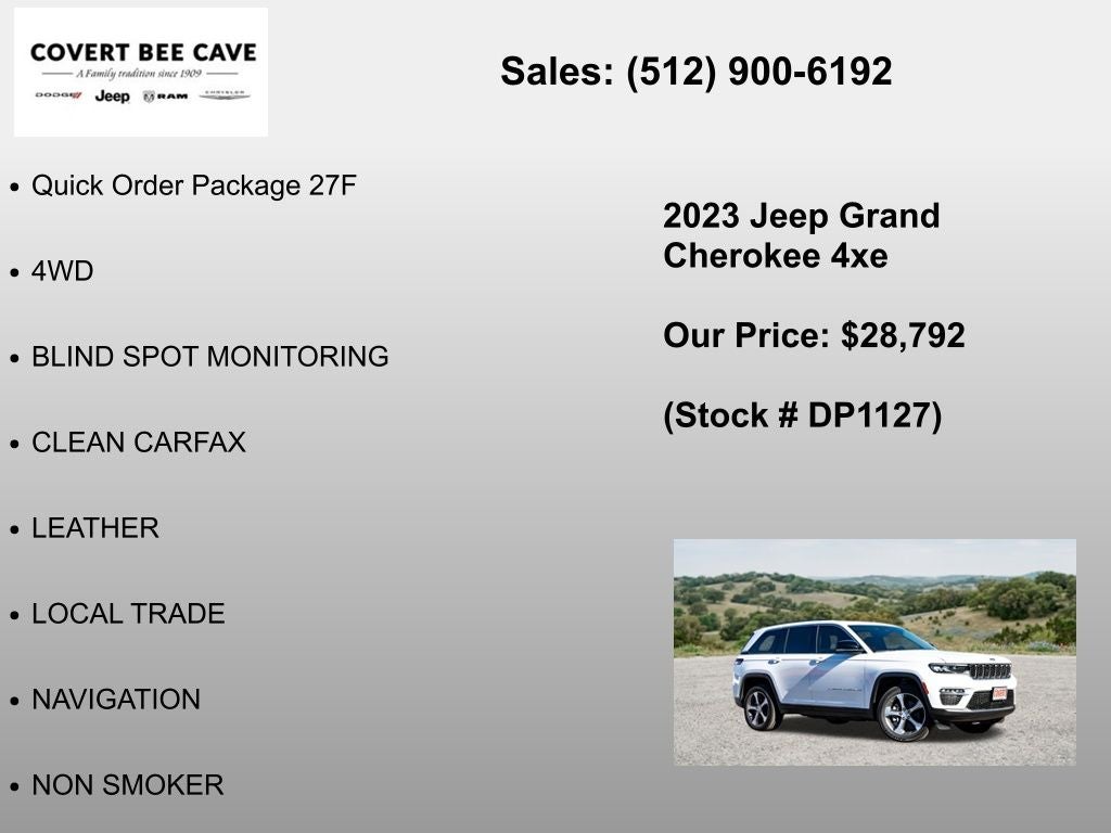 2023 Jeep Grand Cherokee 4xe