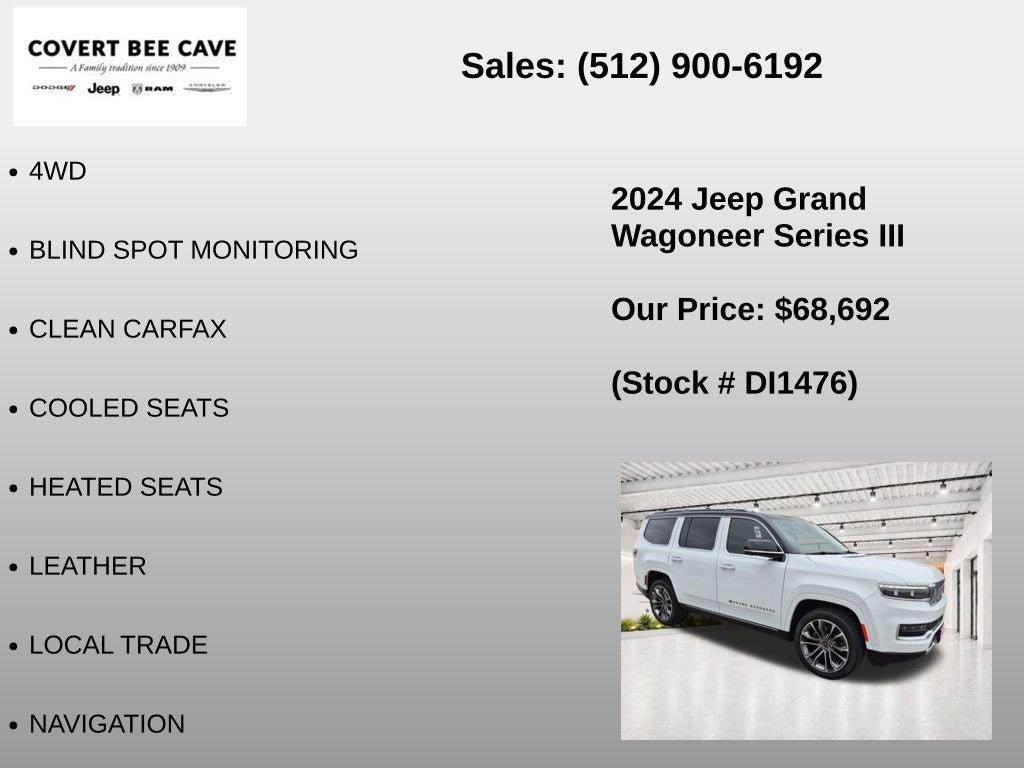 2024 Jeep Grand Wagoneer Series III