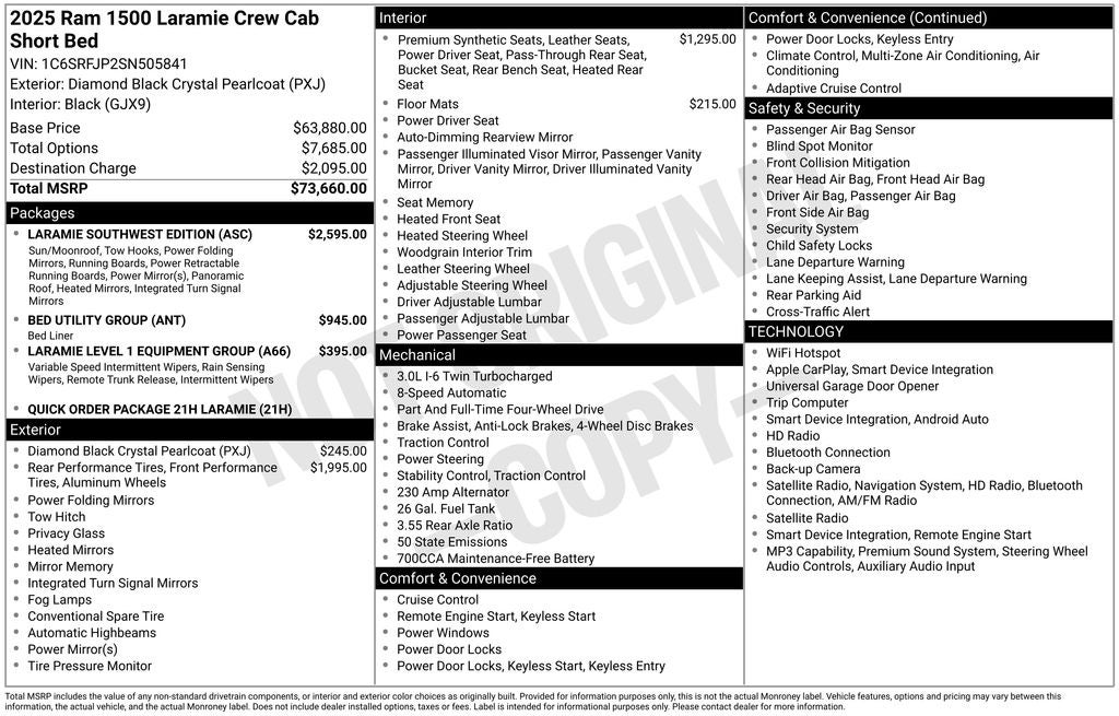 2025 RAM 1500 Laramie