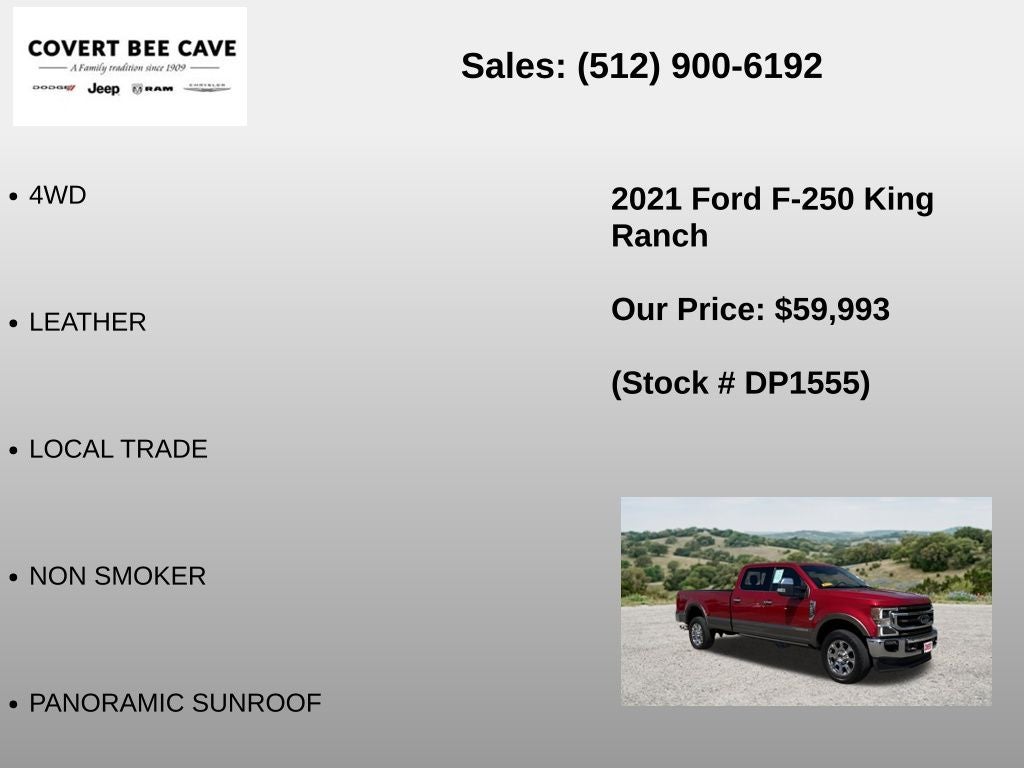 2021 Ford F-250SD King Ranch