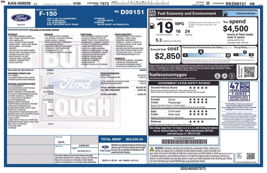 2024 Ford F-150 XLT