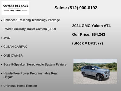 2024 GMC Yukon AT4
