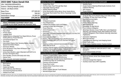 2023 GMC Yukon Denali