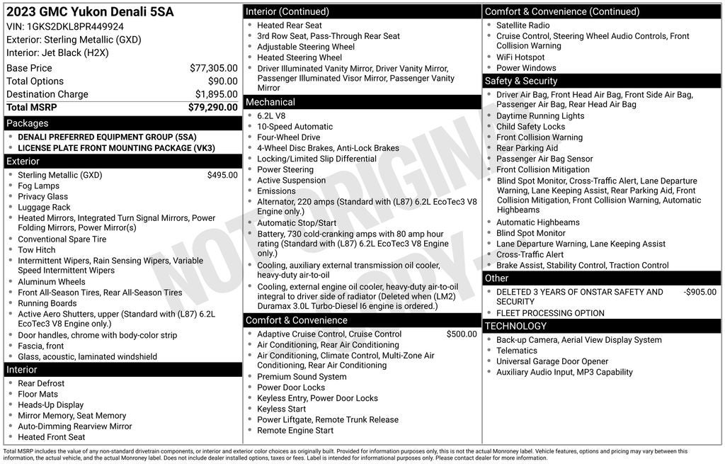 2023 GMC Yukon Denali
