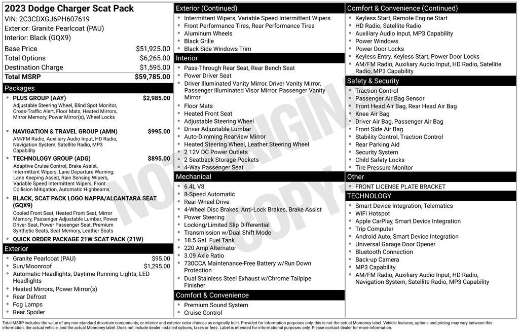 2023 Dodge Charger R/T Scat Pack