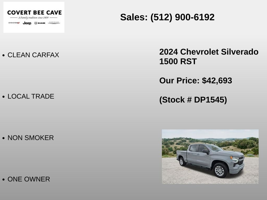 2024 Chevrolet Silverado 1500 RST