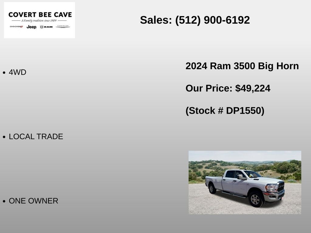 2024 RAM 3500 Big Horn