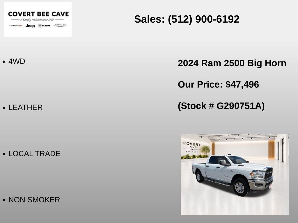 2024 RAM 2500 Big Horn