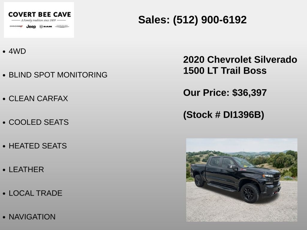 2020 Chevrolet Silverado 1500 LT Trail Boss