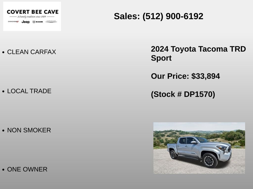 2024 Toyota Tacoma TRD Sport