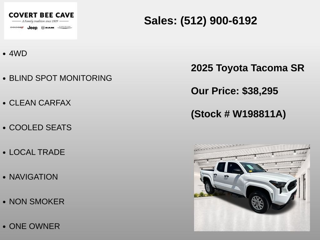 2025 Toyota Tacoma SR