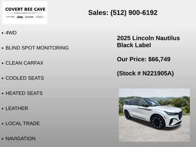 2025 Lincoln Nautilus Black Label