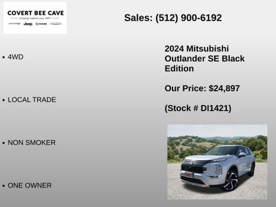 2024 Mitsubishi Outlander SE Black Edition
