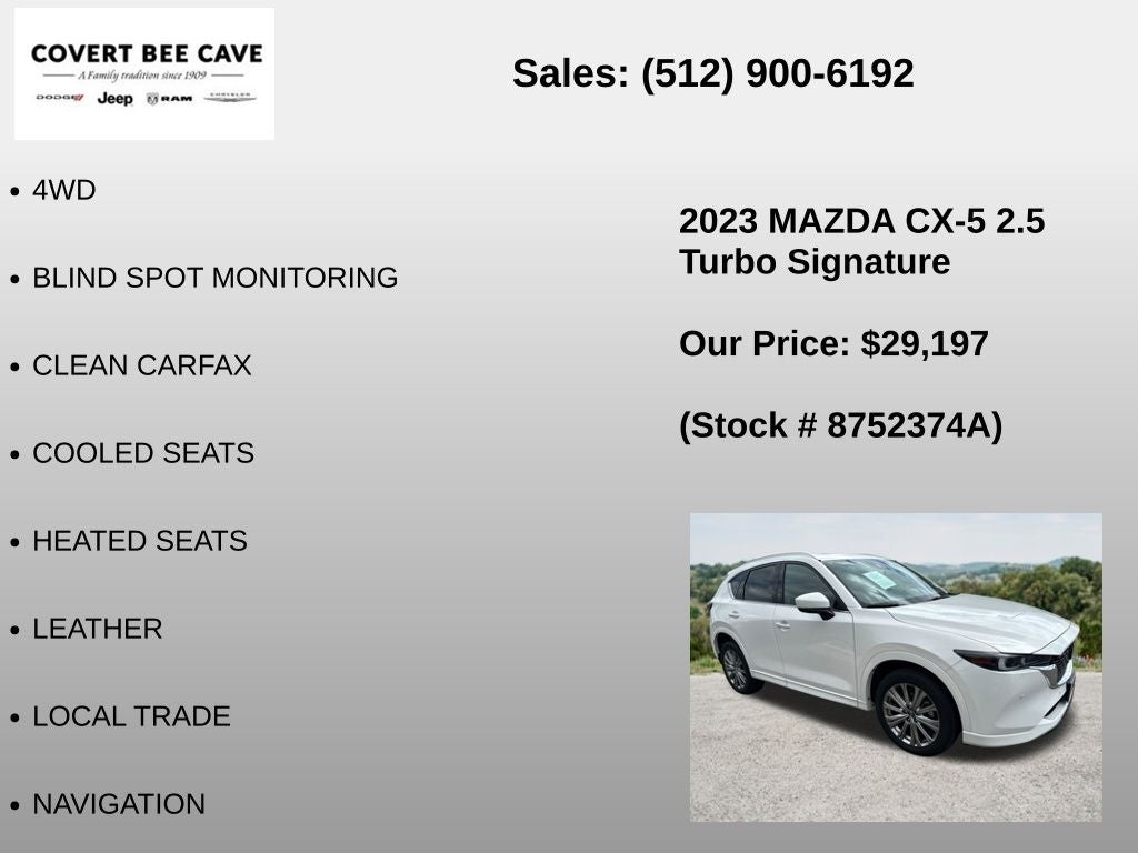 2023 Mazda Mazda CX-5 2.5 Turbo Signature