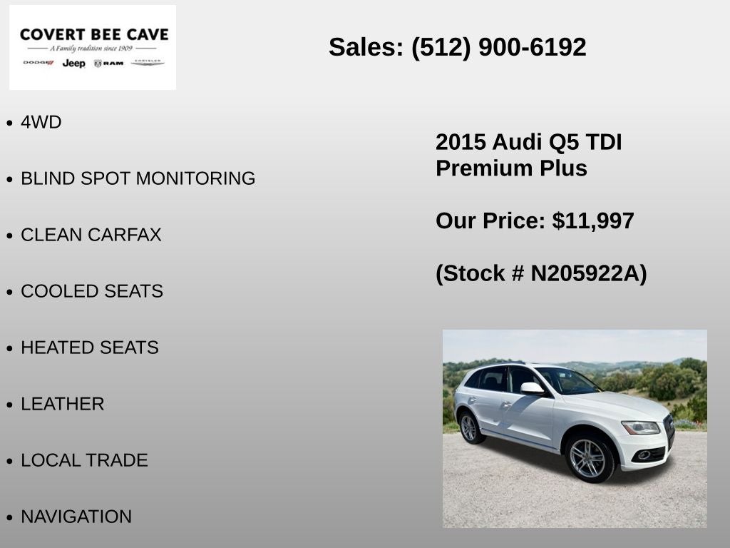 2015 Audi Q5 3.0T Premium Plus quattro