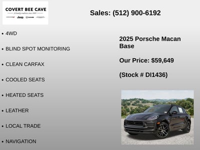 2025 Porsche Macan Base