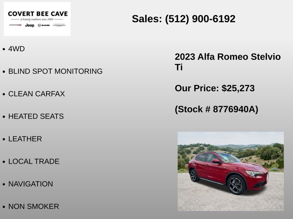 2023 Alfa Romeo Stelvio Ti