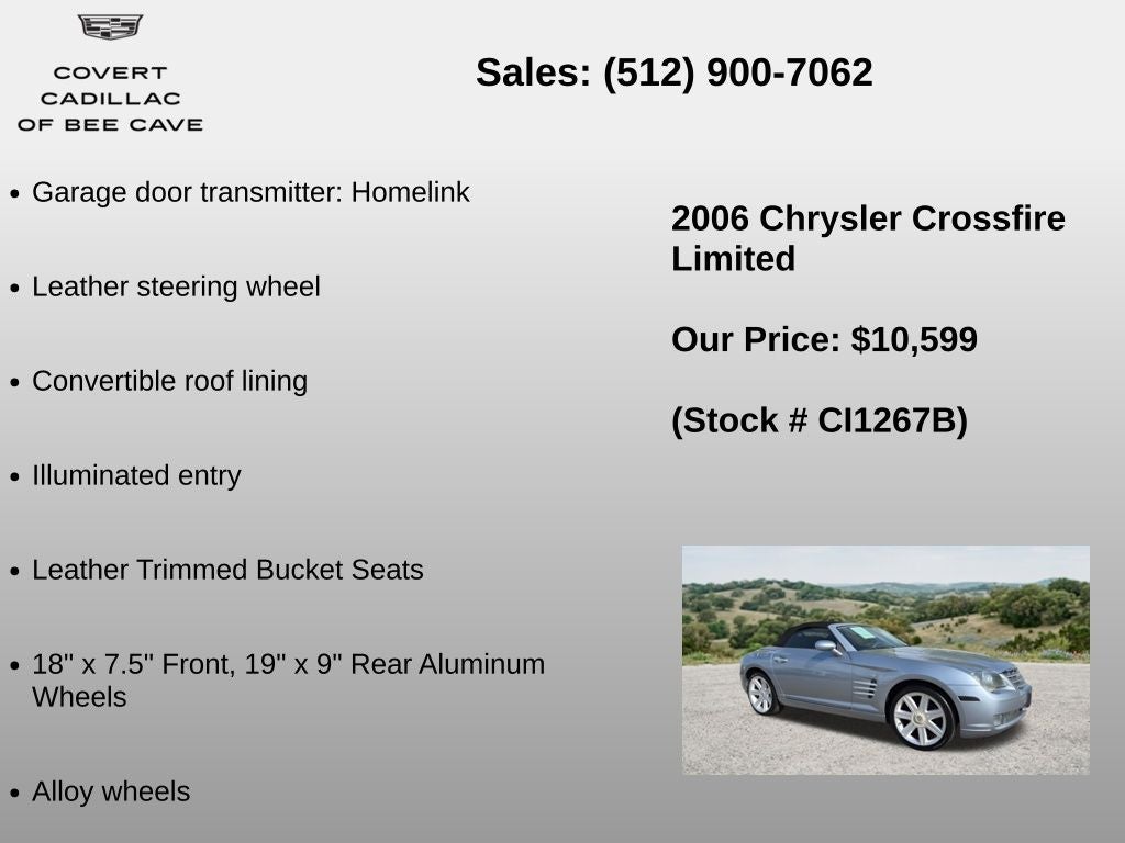 2006 Chrysler Crossfire Limited