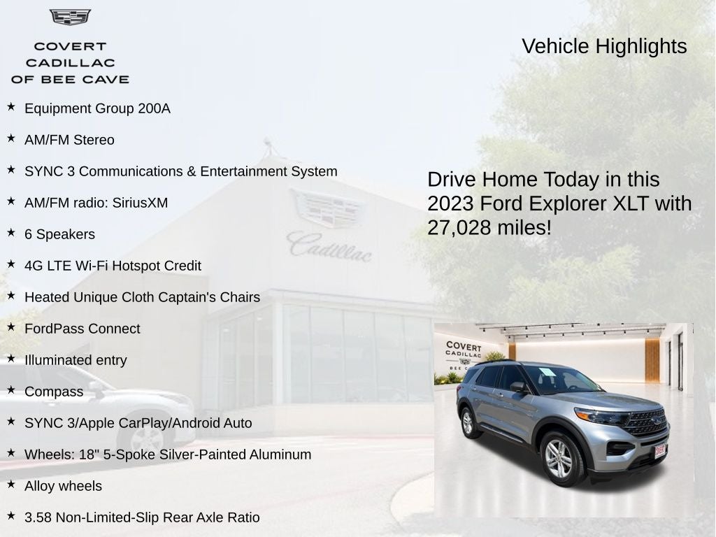 2023 Ford Explorer XLT