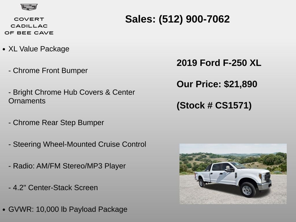 2019 Ford F-250SD XL
