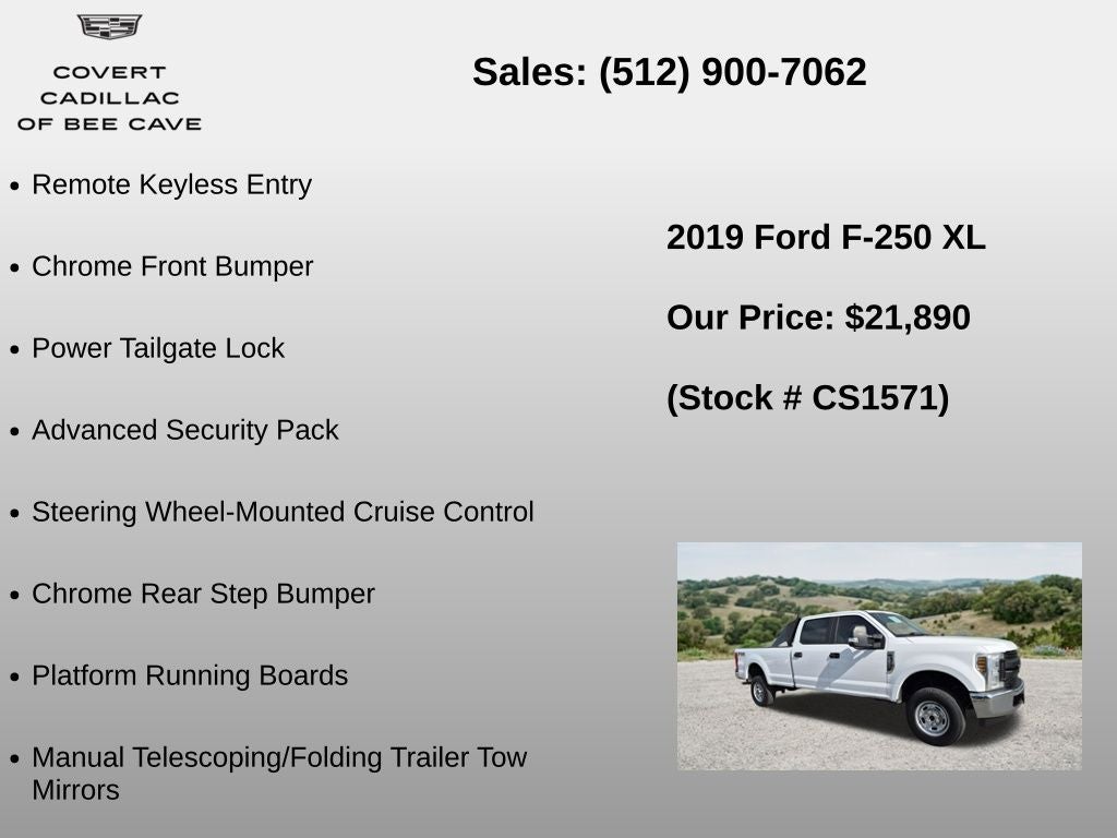 2019 Ford F-250SD XL