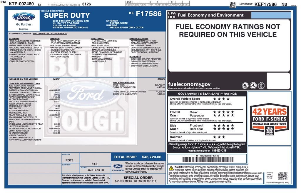 2019 Ford F-250SD XL