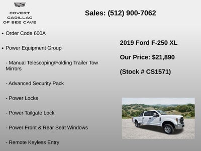 2019 Ford F-250SD XL