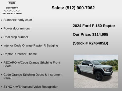2024 Ford F-150 Raptor