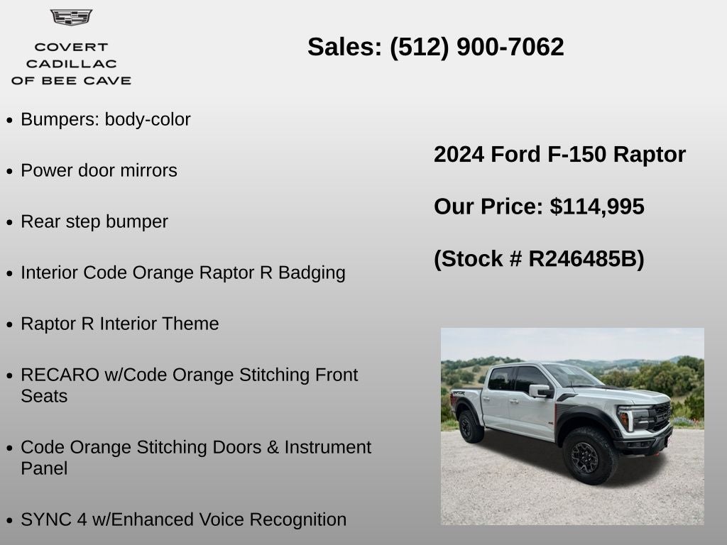 2024 Ford F-150 Raptor