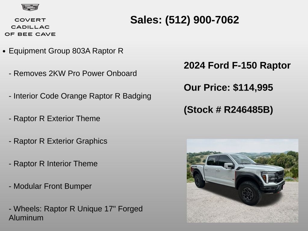 2024 Ford F-150 Raptor