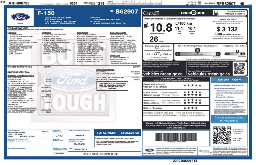 2024 Ford F-150 Platinum