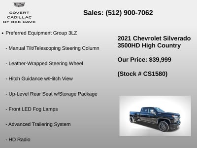 2021 Chevrolet Silverado 3500HD High Country