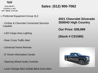 2021 Chevrolet Silverado 3500HD High Country