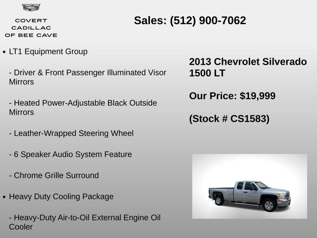 2013 Chevrolet Silverado 1500 LT