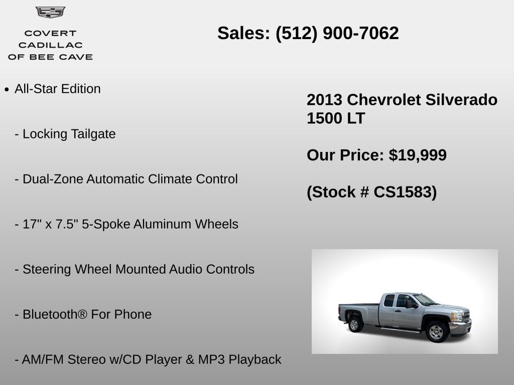 2013 Chevrolet Silverado 1500 LT