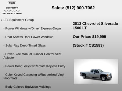 2013 Chevrolet Silverado 1500 LT