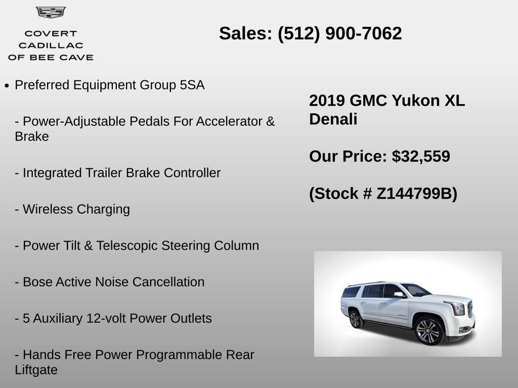2019 GMC Yukon XL Denali