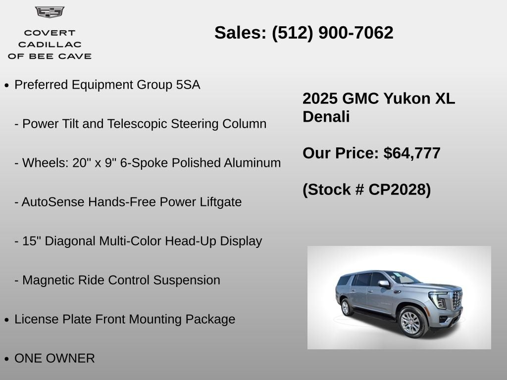 2025 GMC Yukon XL Denali