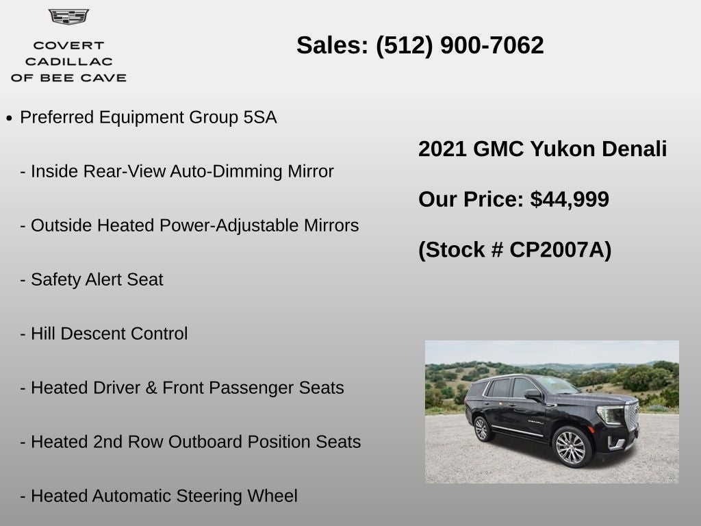 2021 GMC Yukon Denali