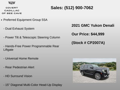 2021 GMC Yukon Denali