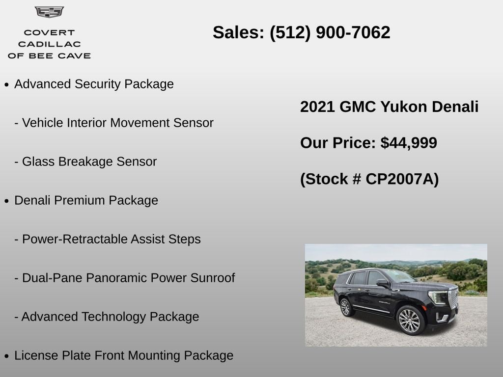 2021 GMC Yukon Denali