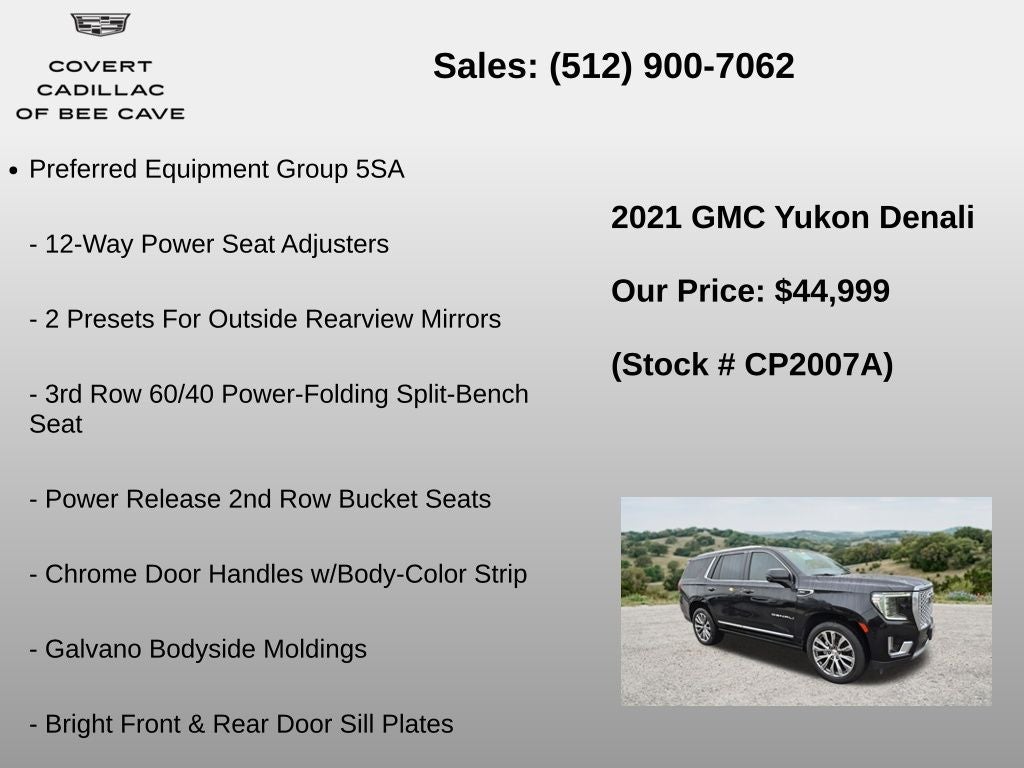 2021 GMC Yukon Denali